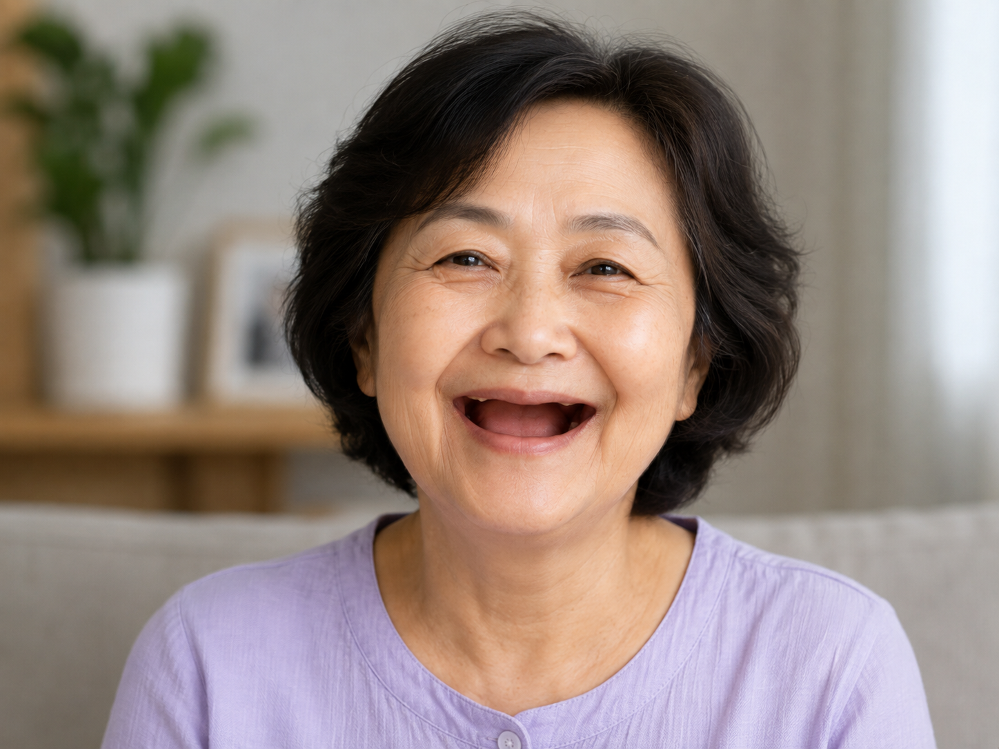 Woman who Suitable for All-on-4 Dental Implants